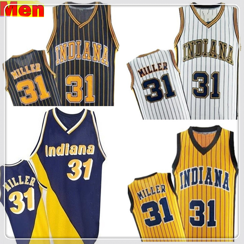 

Reggie 31 Miller Jersey Russell 4 Westbrook Basketball Jerseys top
