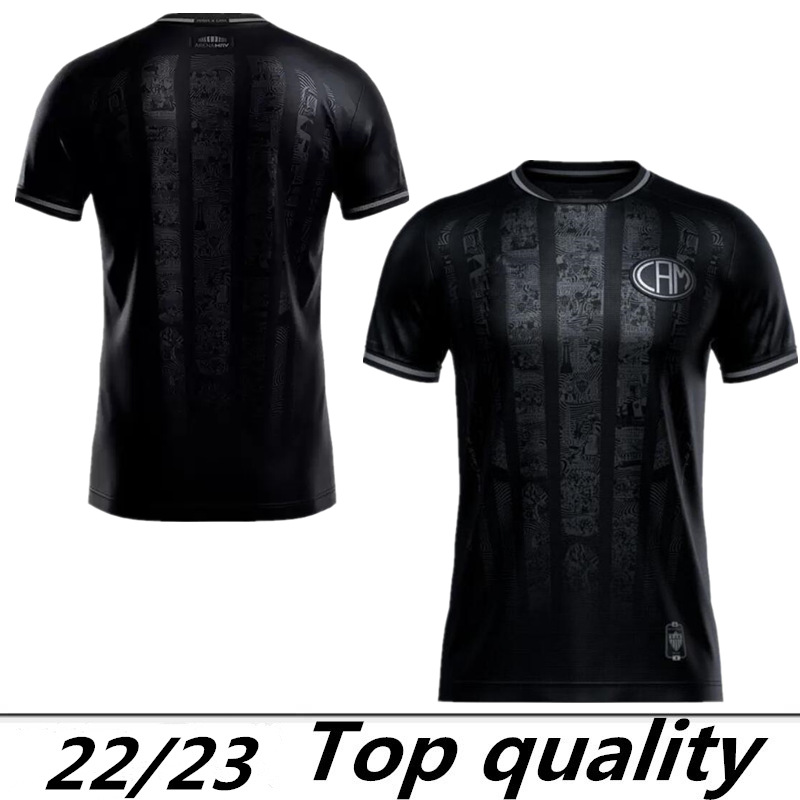 

Atlético 2022 Atletico Mineiro third Soccer Jerseys half kit 1196 retro Manto da Massa 113 special edition 21 22 special black DIEGO COSTA Moura away Robinho Shirt