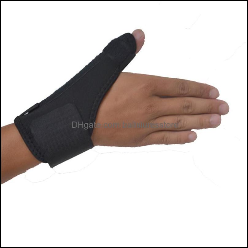 

1Pc Breathable Thumb Hands Spica Splint Support Brace Stabilizer Arthritis Wrist Pain Relief Sports Drop Delivery 2021 Safety Athletic Out, Black