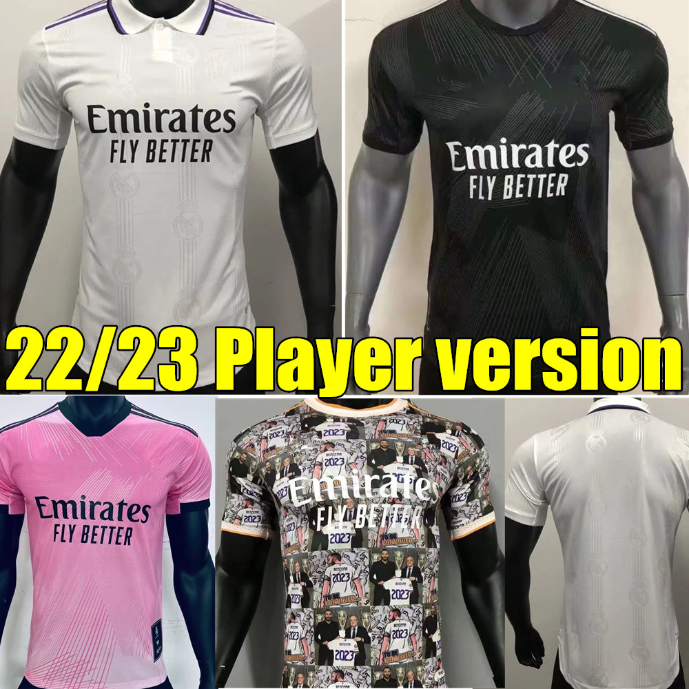 

New 22 23 BENZEMA soccer Jerseys football shirt home away 3rd 4TH Y-3 Player version CAMAVINGA HAZARD ASENSIO REAL MADRIDS MODRIC MARCELO camiseta 2022 2023 uniforms, Champion patch