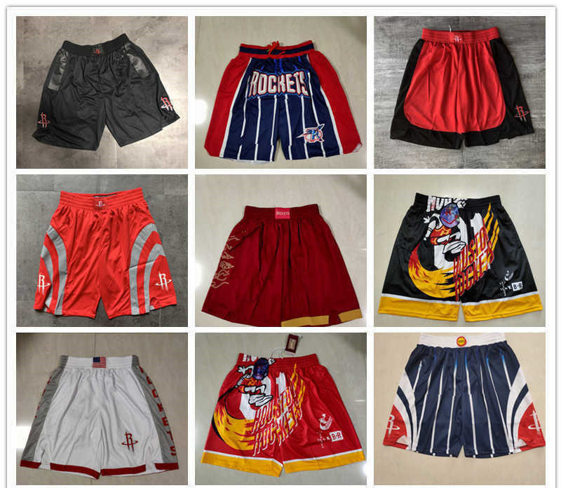

Houston''Rockets''men Throwback Basketball Shorts pocket, Color