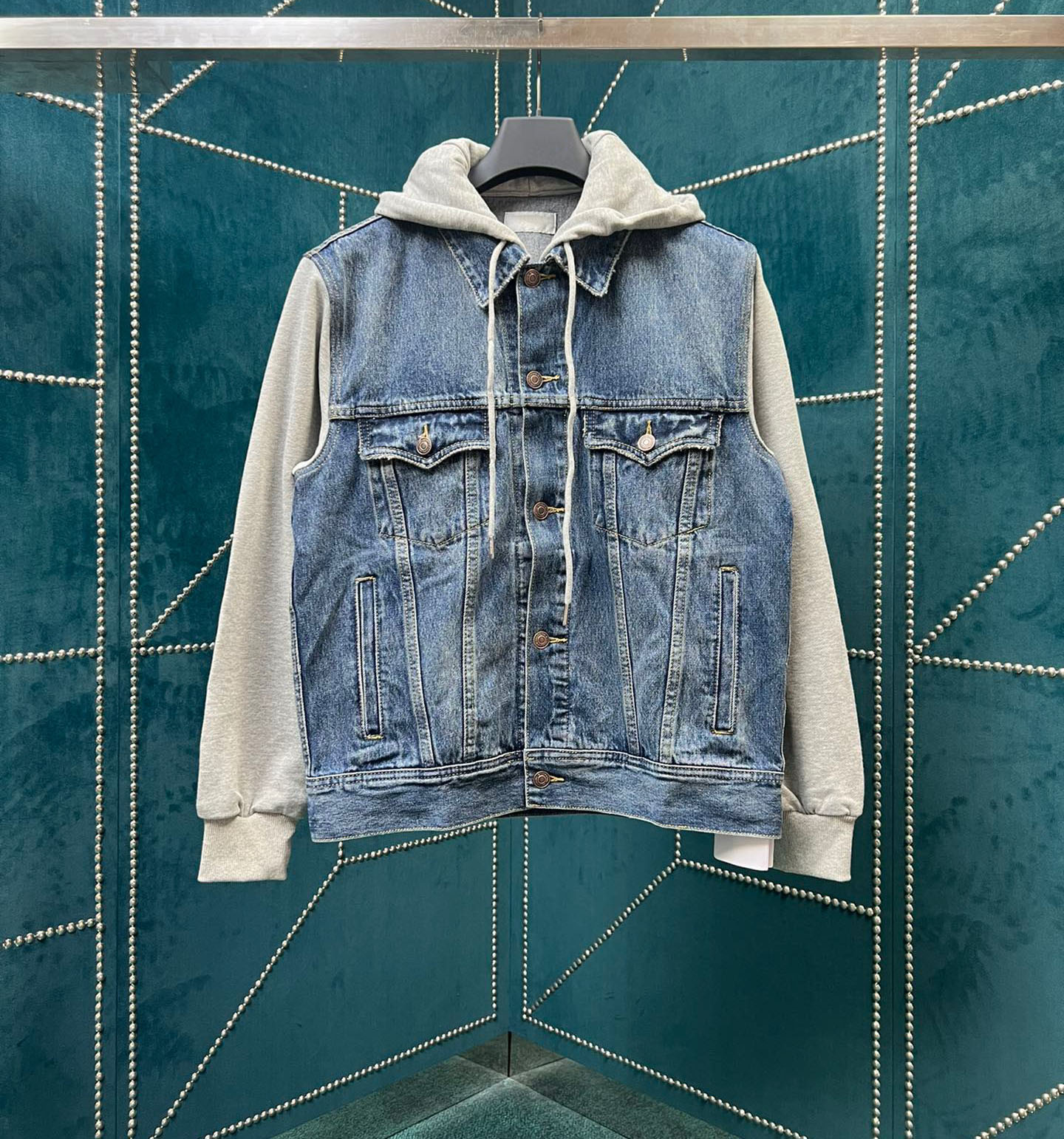 

New AOP jacquard letter knitted sweater in autumn / winter 2022acquard knitting machine e Custom jnlarged detail crew neck cotton c54tdffr