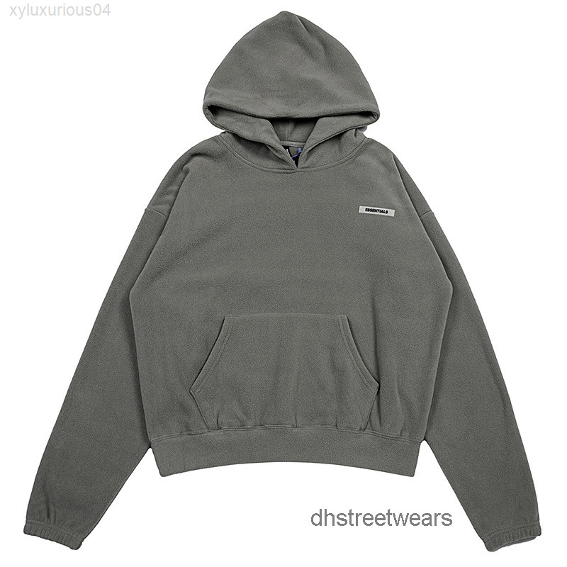 Dhstreetwears Hoodies Fog Essentials Fleep de haute qualité Pull à fermeture éclair pour femmes pour hommes