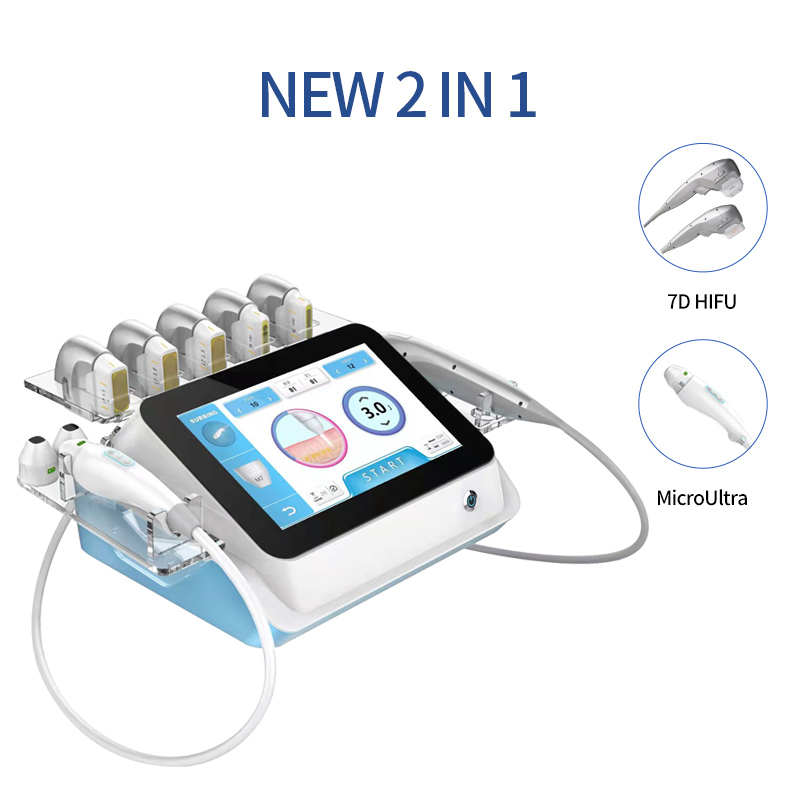 Multi-functional Beauty Equipment Portable 7D HIFU & Microultra Machine for Skin Tightening and Skin Lifting