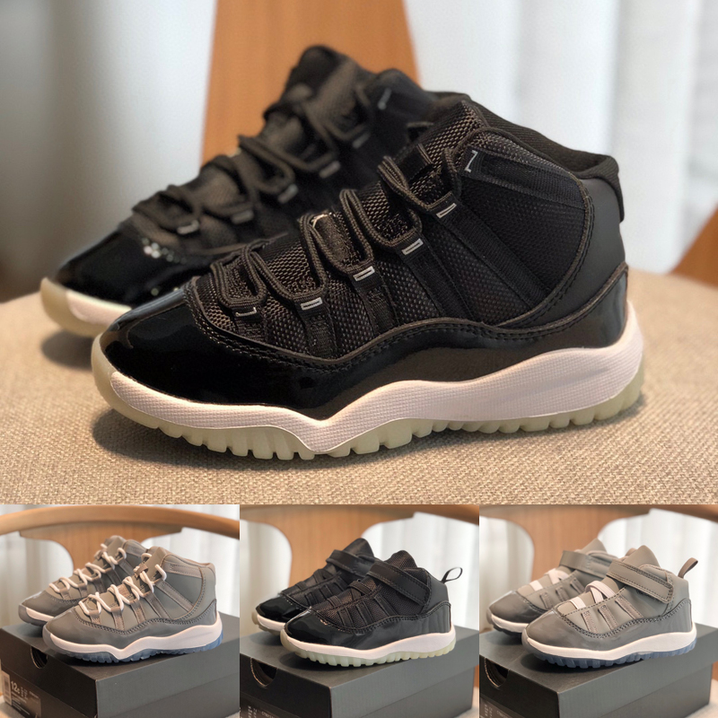 

Jumpman 11 11s Kids Baskeball Shoes For Toddlers Boys Girls Children Outdoor Sports Sneakers Cool Grey Space Jam Concord Bred TD PS GS Trainers size eur 22-35, As photo 6