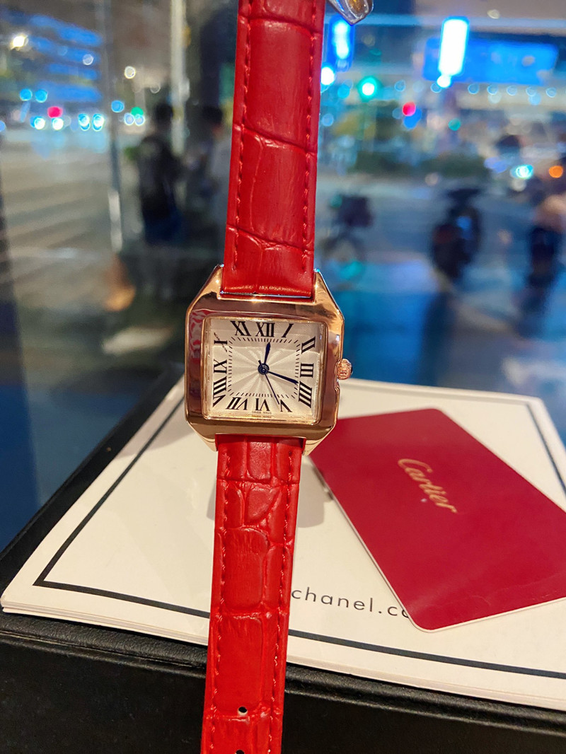 

2022 Famous Classic Designer Men's Watch Stainless Steel Ring Women Men Quartz Clock Roman Square Dial Men Gift Wristwatch