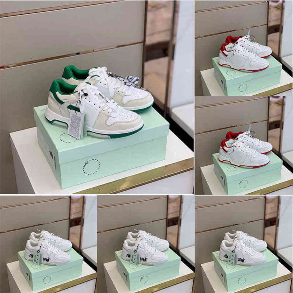 

2021 Men's Designer Shoes OOO OFF Casual White Leather Retro Ss OW 80s Running Sneakers -11, 17