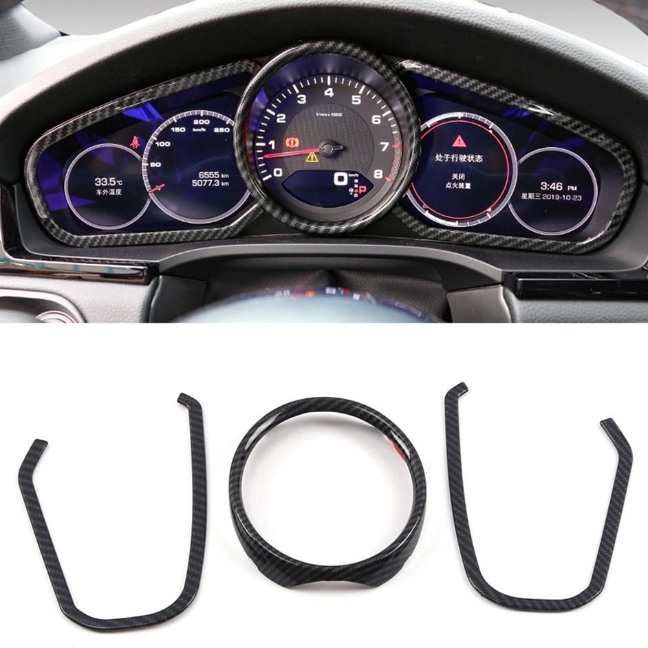 

Car Accessories Dashboard Instrument Panel Frame Trim Sticker Cover Interior Decoration for Porsche Cayenne 2018 2019 2020243k