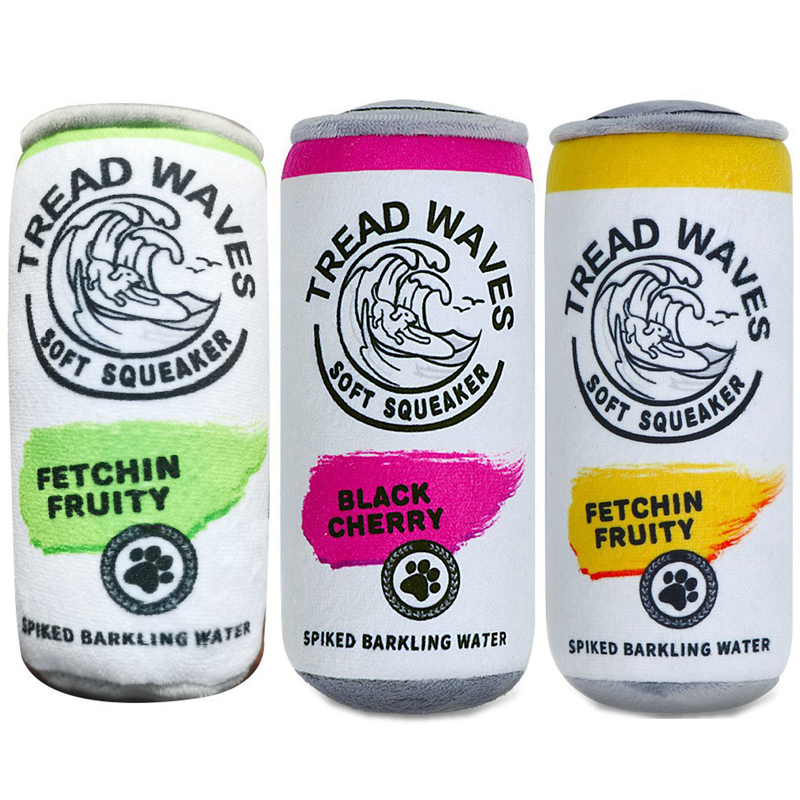 

Funny Cute Squeaky Dog Toys Birthday Gifts for Large Medium Dogs Alcohol White Claw Dog Toy Safe and Non-Toxic Materials Beer 5 Color Wholesale H25