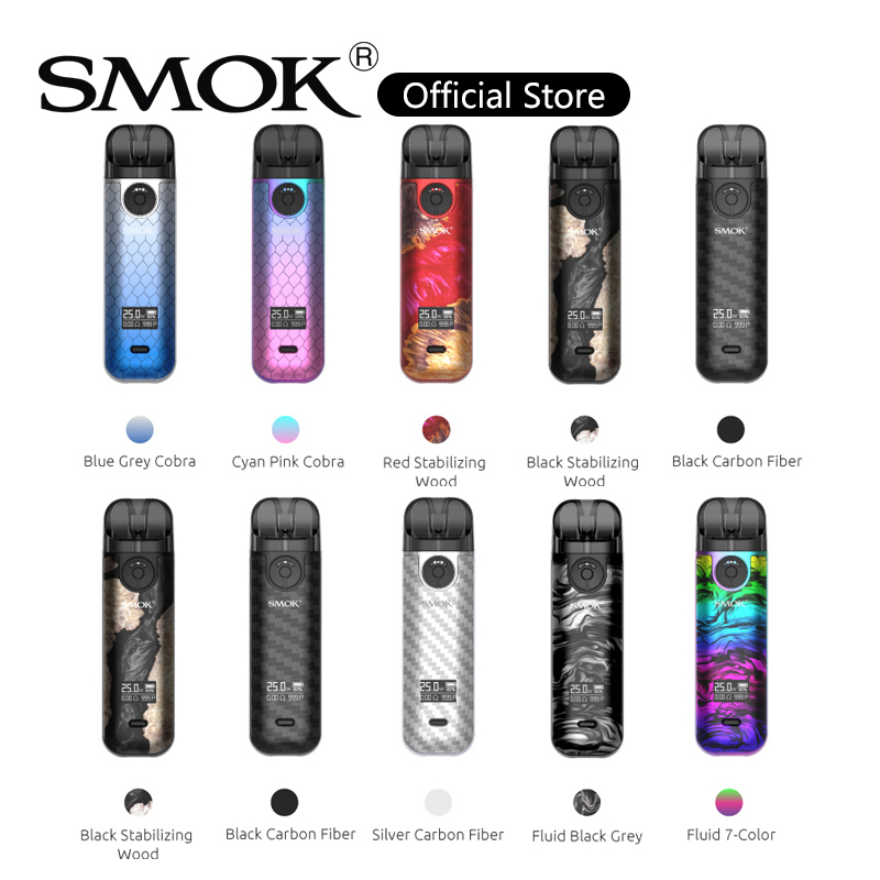 

Smok Novo 4 Pod Kit 25W Vape Device Built-in 800mAh Battery 2ml Cartridge with 0.8ohm LP1 Meshed Coil 100% Authentic, Red stabilizing