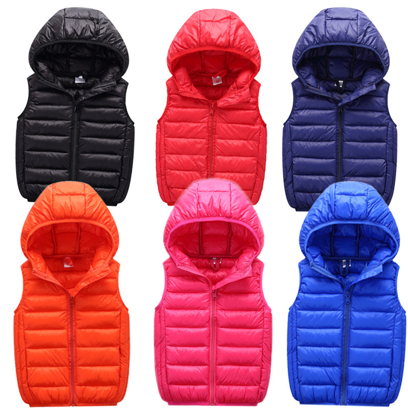 Children's Boys And Girls Vests Winter Spring And Autumn Clothes Waistcoat-image-773824273