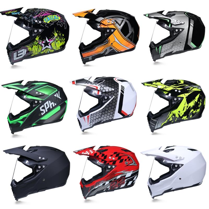 

Motorcycle Helmets Off-road Motocross Helmet Anti-UV Lens Safety Highway Full Face Locomotive Capacete Accessories, Helmet18