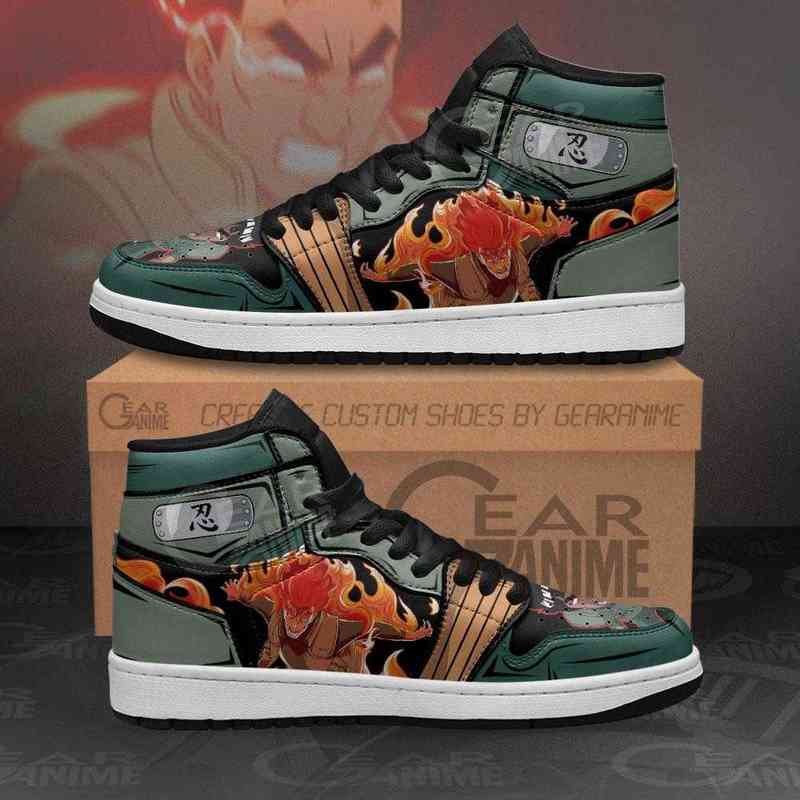 

Might Guy Sneakers Power Custom Anime Shoes, Others