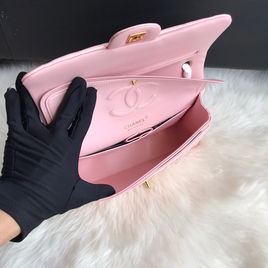 Classic Ladies Bag 7A High-end Custom Quality Handheld Checkboard Fashion Business Casual Metallic Accessories with Long Straps464884