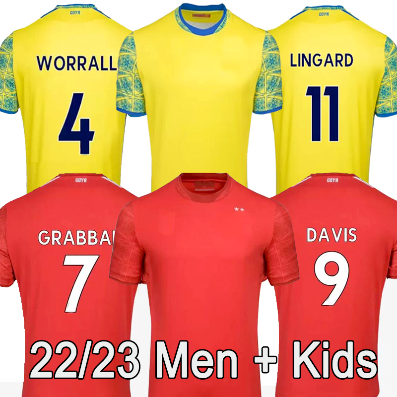 

22 23 Nottingham GRABBAN Soccer Jerseys Johnson Surridge home away 2022 2023 Forest home Awoniyi AMEOBI MIGHTEN KROVINOVIC LINGARD Football Shirt Men kids