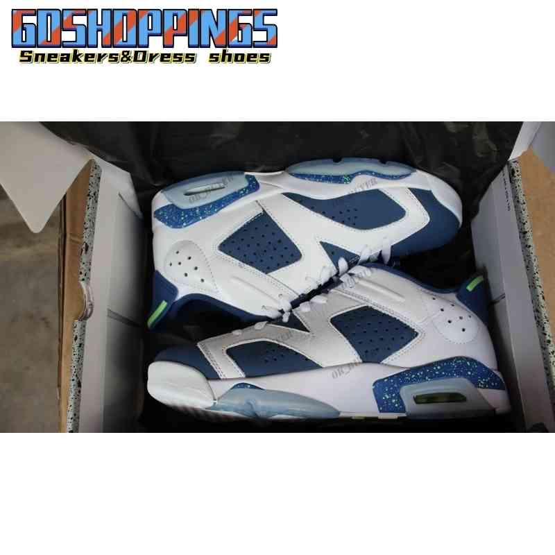 

6S Ghost Green Release Date Low Infrared Basketball Shoes 6s Designer Fashion Sport Running shoe, Shoe box