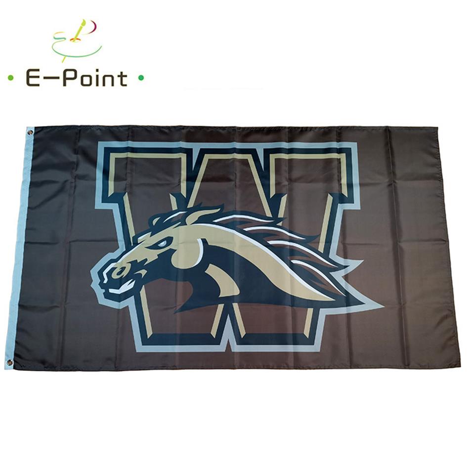 

NCAA Western Michigan Broncos Flag 3 5ft 90cm 150cm Polyester flags Banner decoration flying home & garden flagg Festive gifts229z