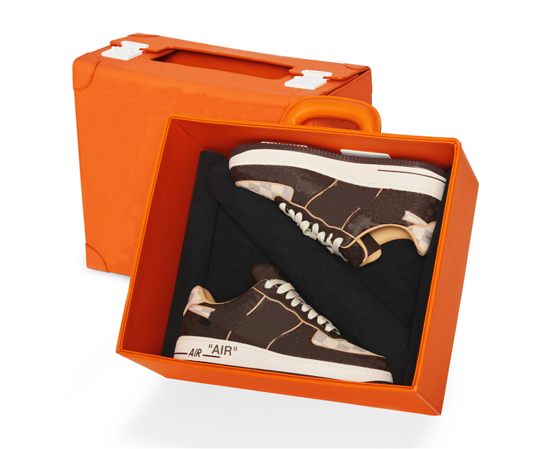 

Released Designer 1 Low Monogram Brown Damier Azur Shoes Authentic Leather Air Luxury Classic MS1211 Men Women Forces With Original Suitcase Box Walking Trainers