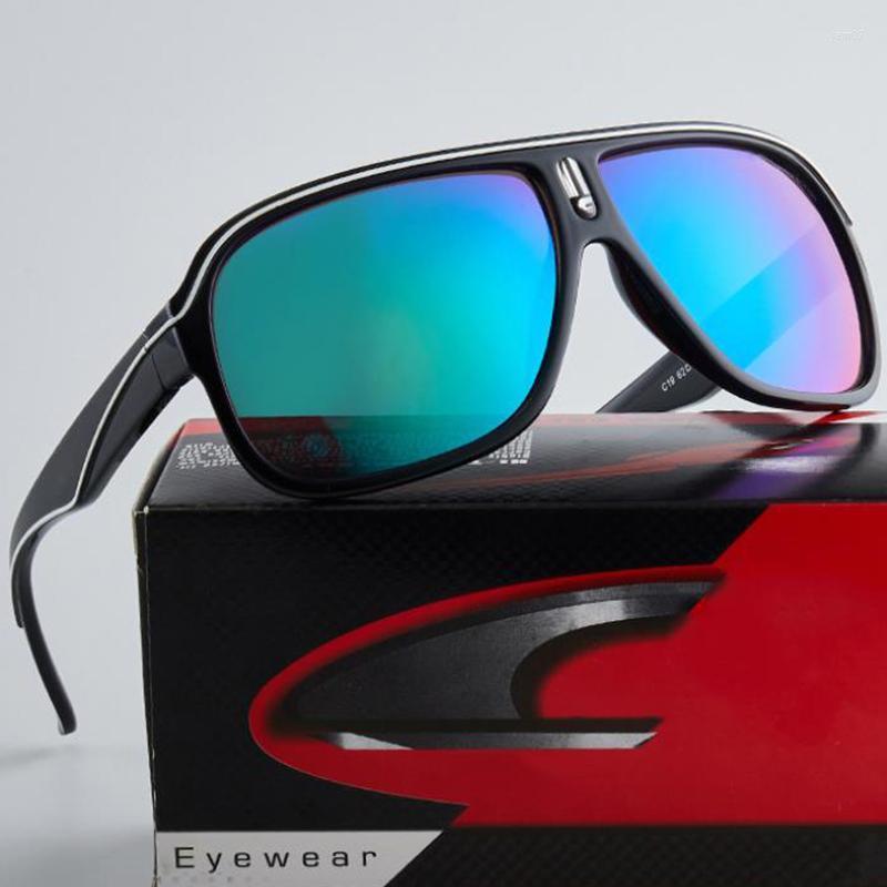 

Sunglasses Oversized Sport Men Vintage Outdoor Driving Sun Glasses Pilot Mirror Shades UV Protection Gentleman Eyewear UV400Sunglasses