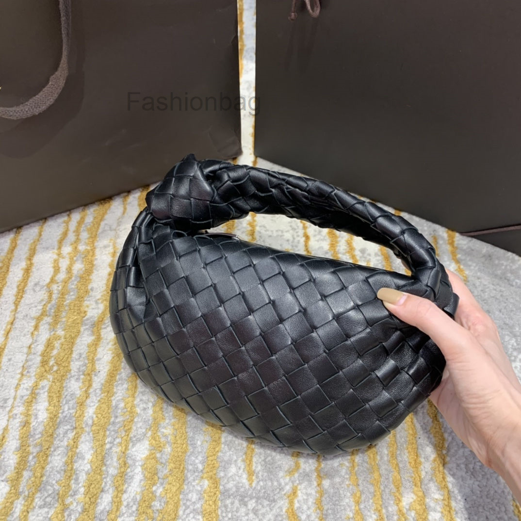 

Venetas 2022 Designer Trend Bags Bottegass Handbag Woven Knotted Mini Jodie Cloud High Women's Portable Leather 3C4F, Wild duck green