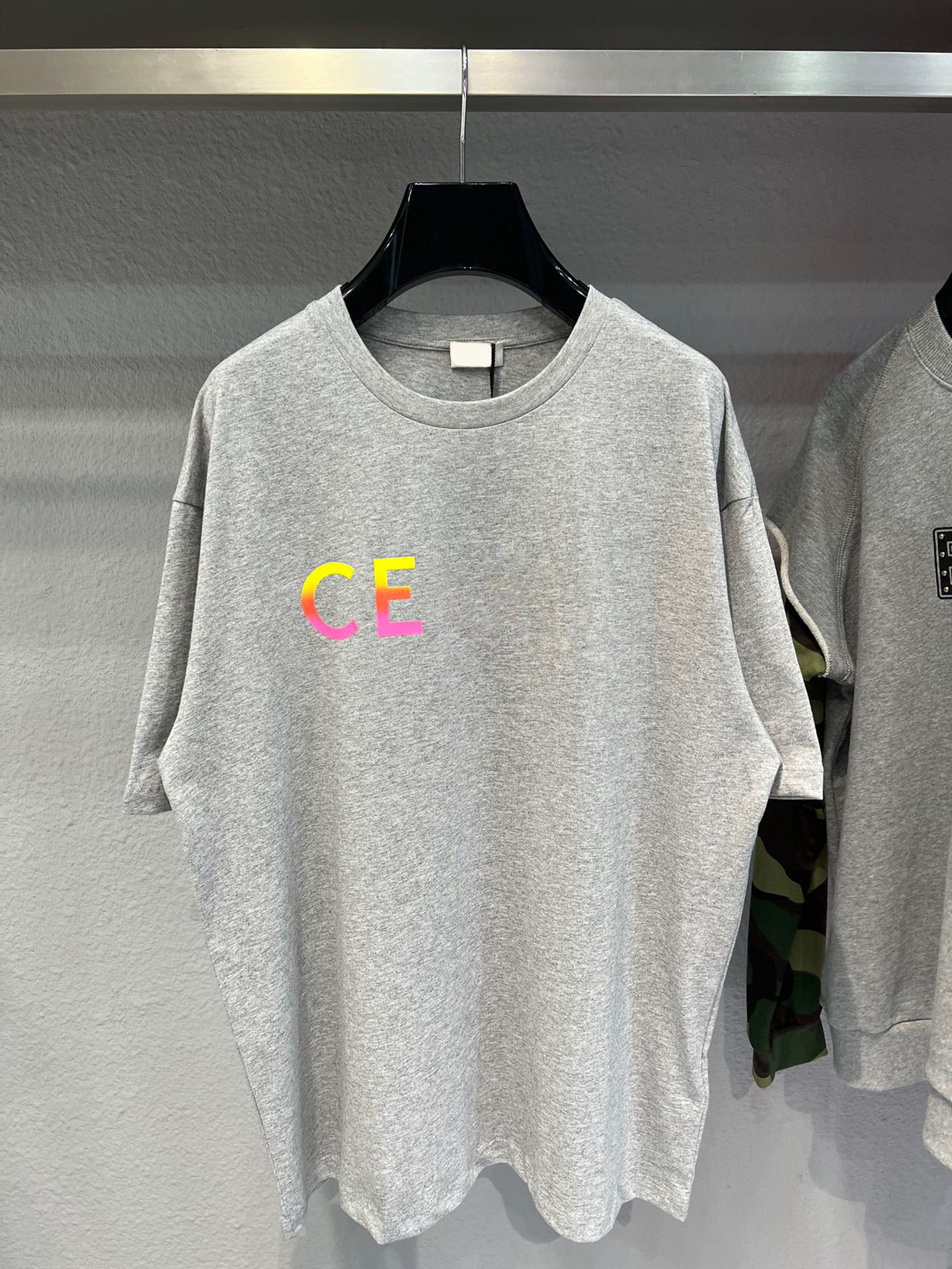 

Men's T-Shirts Round neck embroidered and printed polar style summer wear with street pure cotton T2, 21