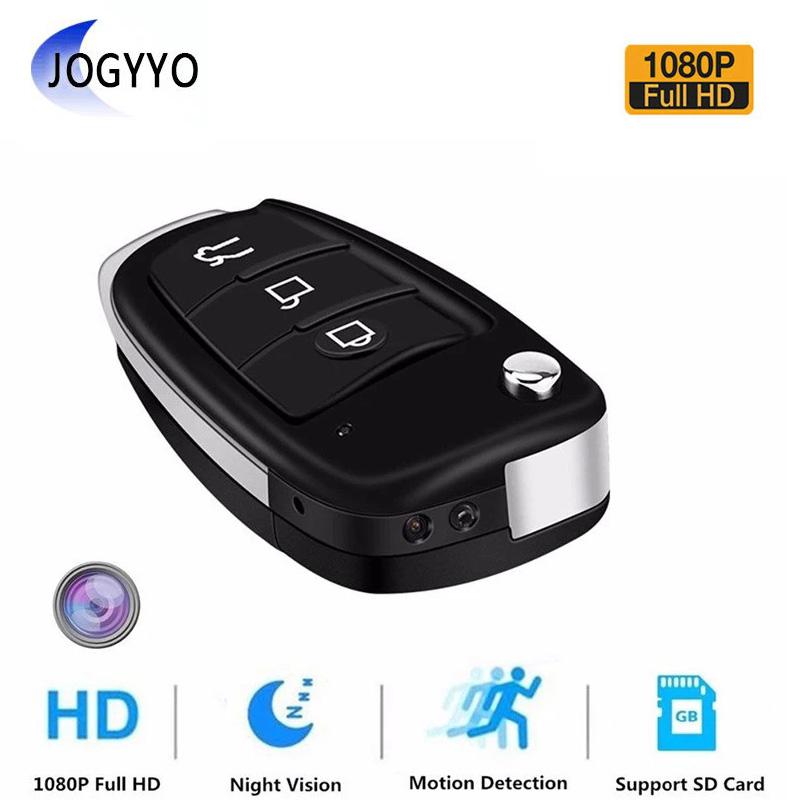 Camcorders 1080P Full HD Car Key Mini Video Camera Night Vision Keychain Portable Ultra-Small Audio Recorder Suport Hidden TF Card-image-767645344