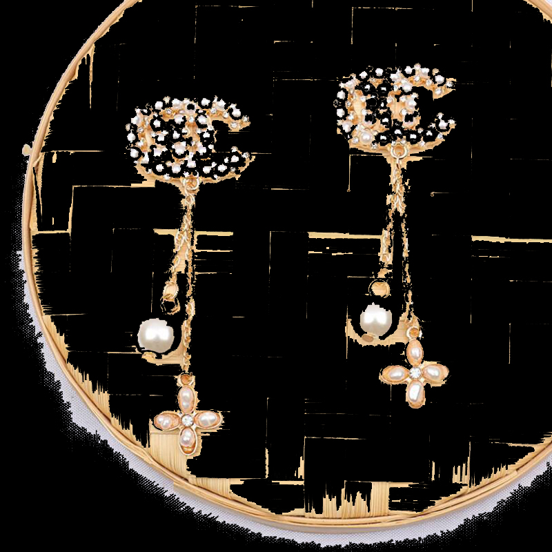

Fashion Women Designer Earrings Ear Stud Designers Brand 18K Gold Plated Letters Temperament Crystal Pearl Earring Wedding Party Jewerlry ER0661-680