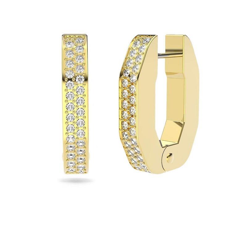 

Hoop & Huggie Large Earrings Octagonal Cut For Men And Women Fashion GirlsHoop