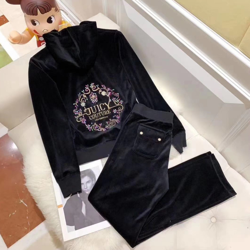 

YICIYA Juicy Velvet Sportswear Casual Velour Pants Hoodie Women's Two Piece Suit Tracksuit Women Crop Top Trousers Suits 220511, 9312 white