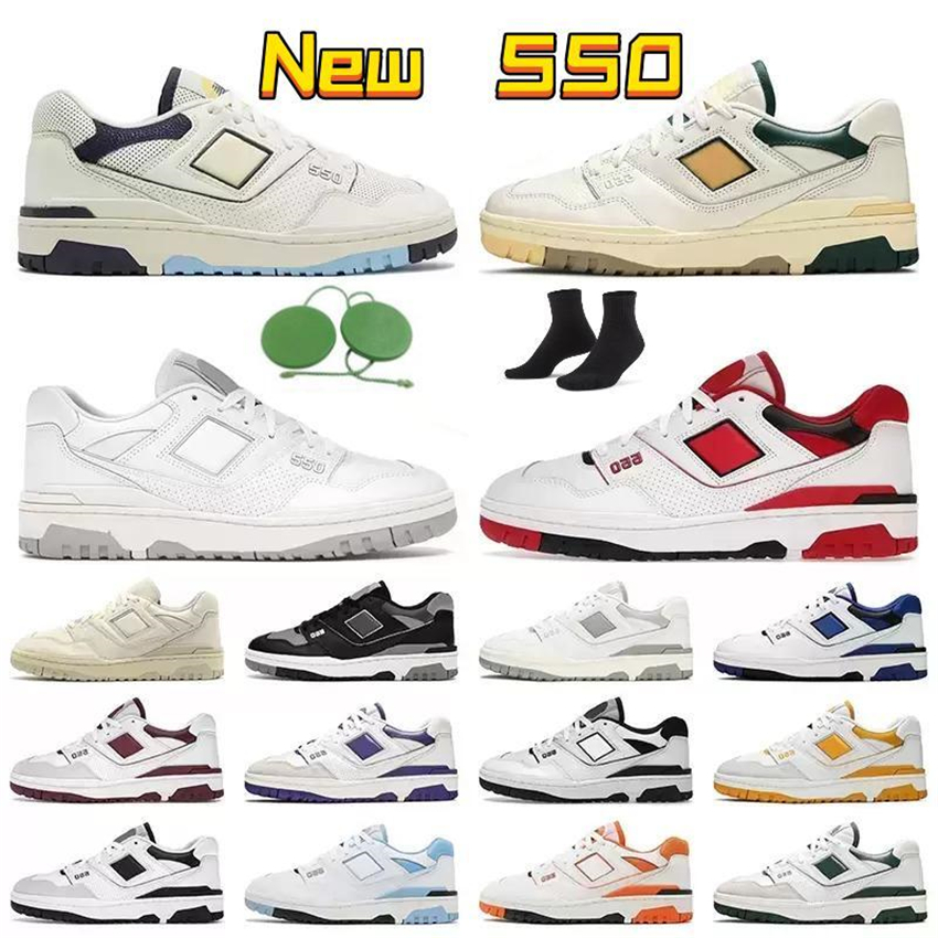 2022 Fashion Fashion Women Trainers pour hommes B550 550 Chaussures décontractées Dor