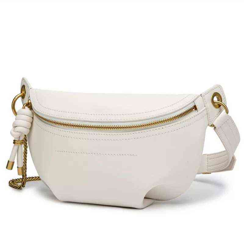 

Shopping Bag Korean Women Pu Leather Bag Belt 220723, White