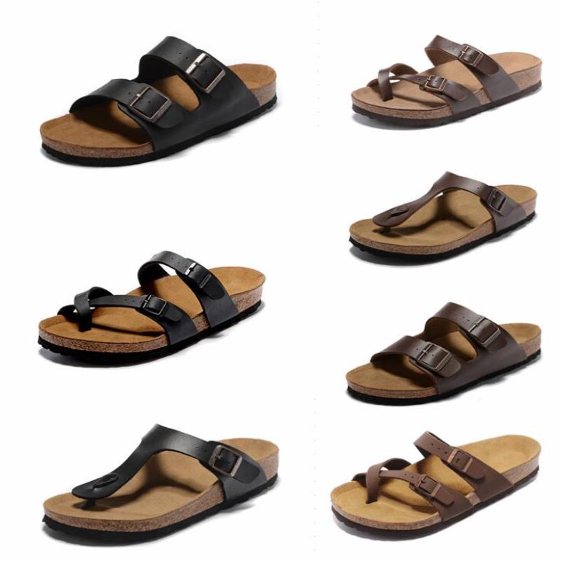 

2022 A1 luxury Men Arizona Sandalias Summer Beach Cork Slippers Sandals Women Buckle Double Clogs New Qnhj L1 V2 G5, 08