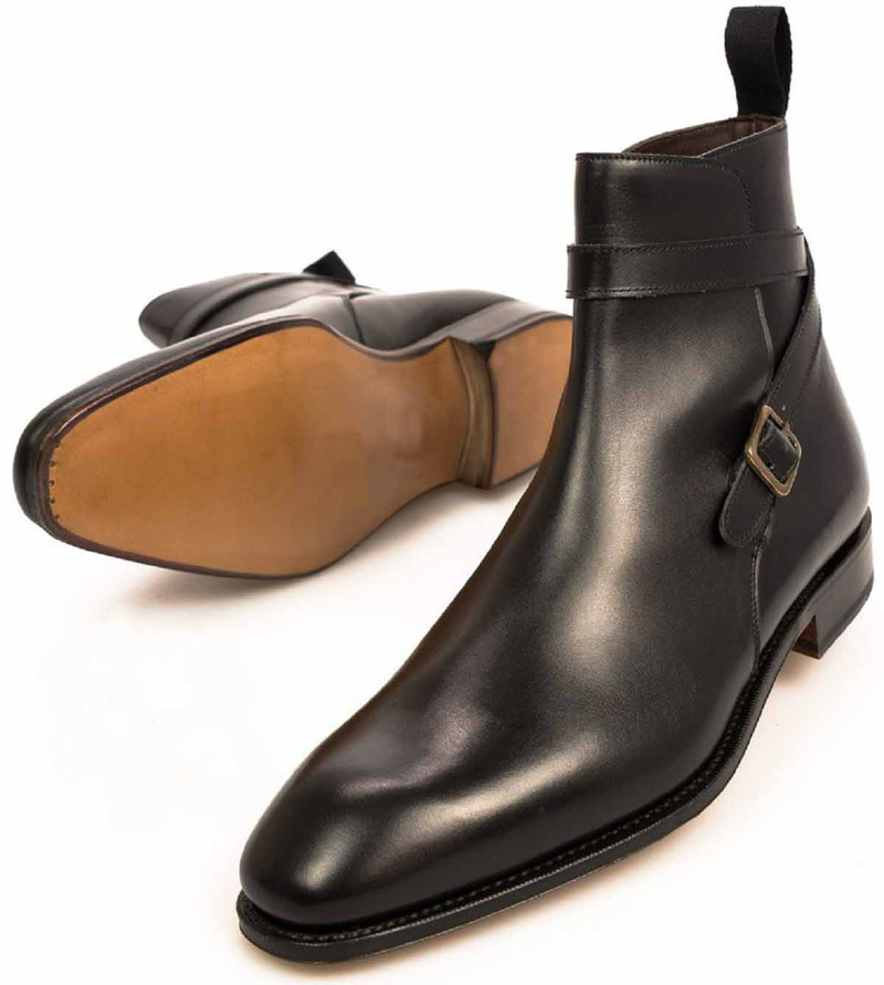 

Men Boots Shoes High Quality New Fashion Pu Leather Buckle Business Vintage Casual Classic Formal Chelsea Zapatos De Hombre TV780, Red