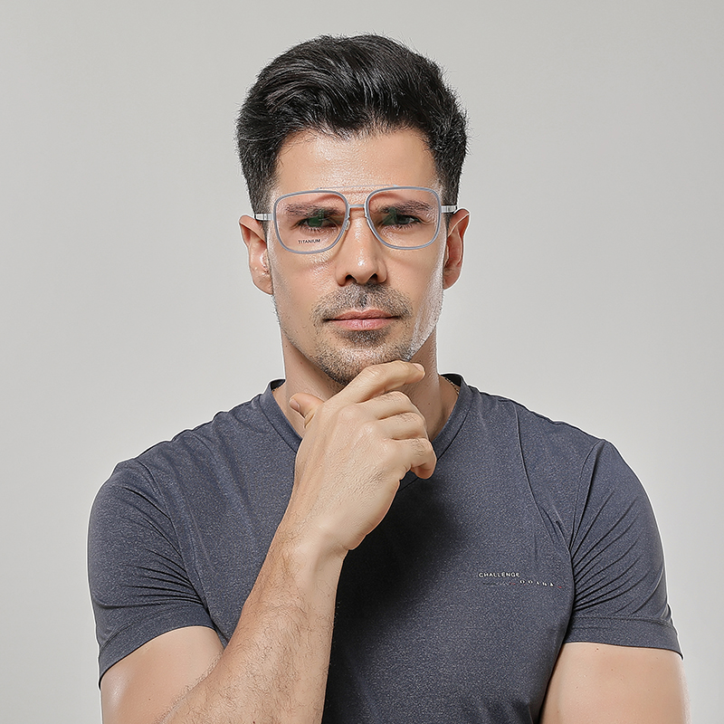 

Mens Designer Sunglasses Fashion sunglasses Frame Titanium Myopia Reading Eyeglasses Square Acetate Prescription Glasses Computer Optical