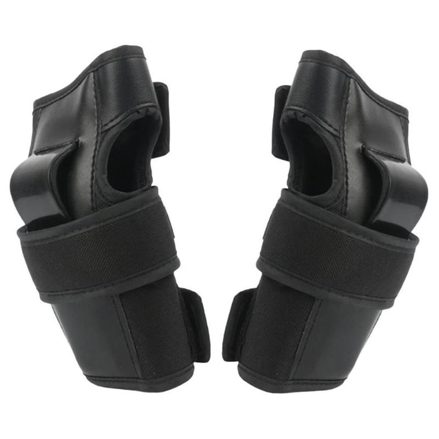 

Wrist Guards Support Palm Pads Protector Skating Ski Snowboard Hand Protection Elbow & Knee218x, Black