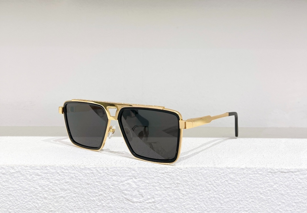 

Designer Sunglasses Limited Men's Ladies Z1585U Metal Vintage Sunglasses Style Square Frame UV 400 Lenses Original Box And Case