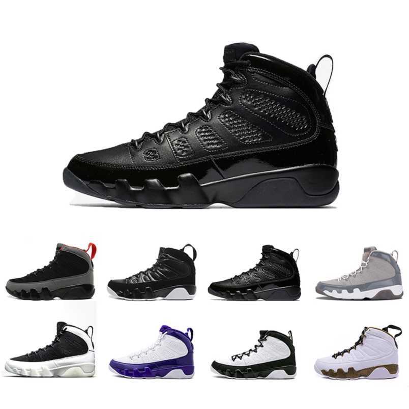 

The most classic Bred 9 Mens basketball shoes Gym Red Citrus The Spirit 9s reflective high cut men trainers outdoor sports sneakers 40-47, Color#13