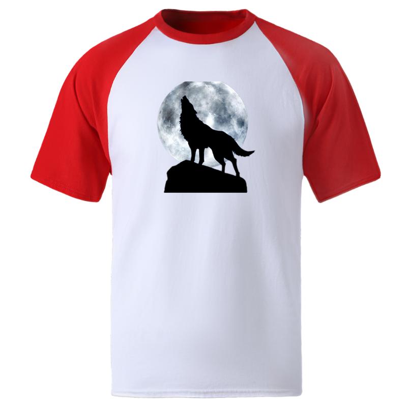 

Men' T-Shirts Mens Moon Lonely Wolf Vintage Print Tshirts 2022 Summer Harajuku Short Sleeve Tops Tees Streetwaer Fashion T Shirt Man, Gray 6
