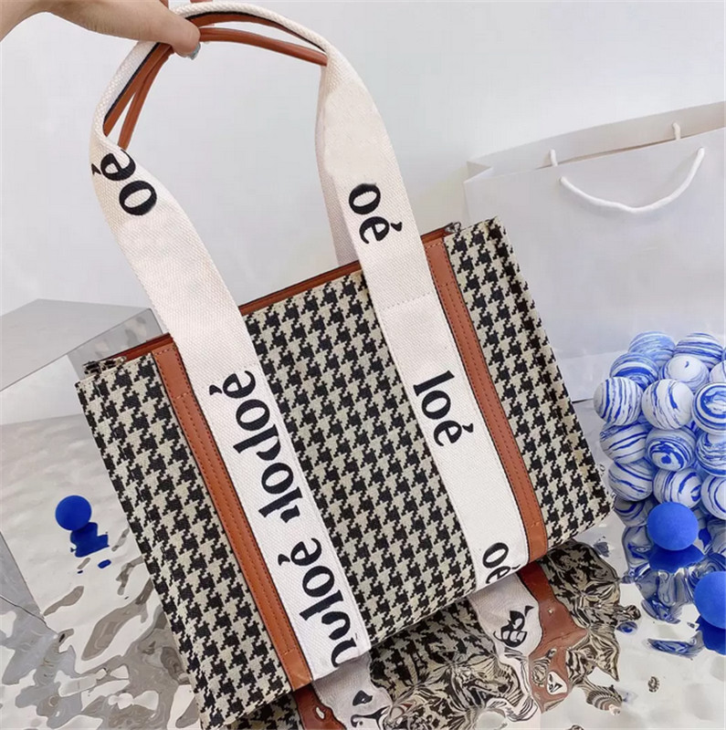 

tote Shopping Bags Luxury canvas women's designer handbag should be packaged fashion handbags purse messenger bag backpack totes H0404