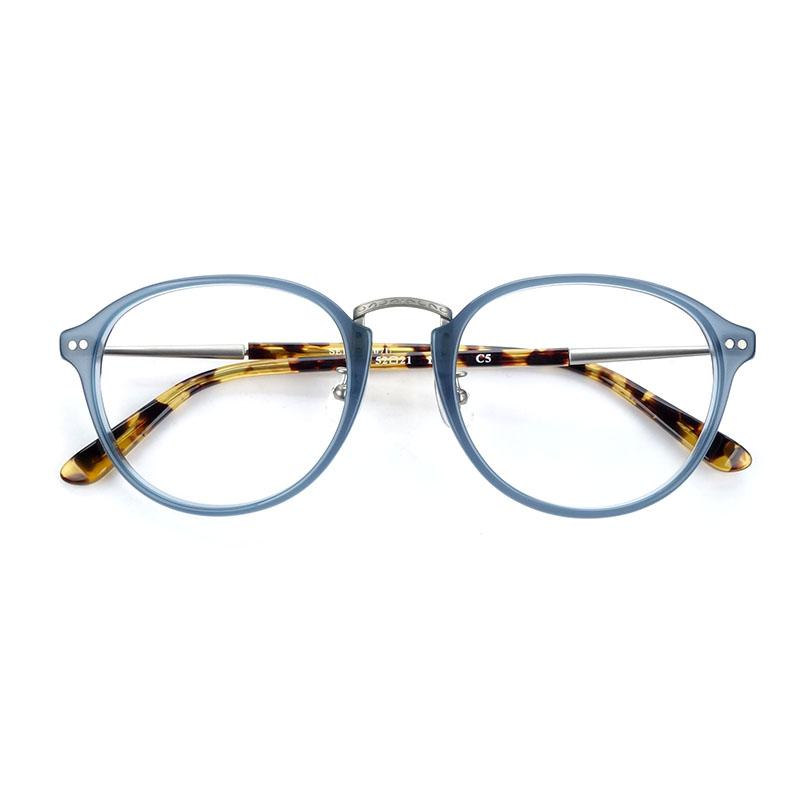 

Fashion Sunglasses Frames Women Optical Glasses Super Lightweight Top Quality Jelly Blue Acetate