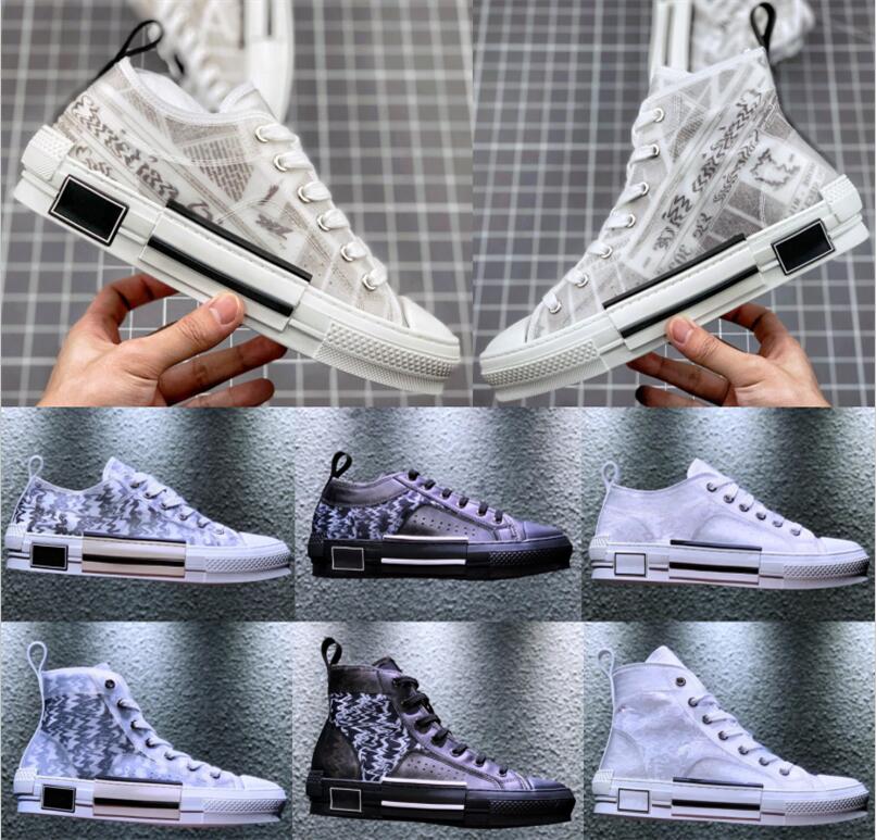 

Fashion Dupe B22 B23 Oblique Technology Running Shoes High Low Top Printed Alphabet Canvas Sneakers Women Mens Stylist Shoe Trainers Embroidery Designer Sneaker