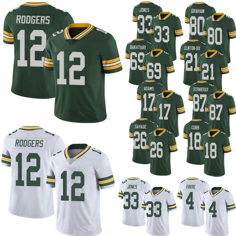 

2022 mens football jerseys 12 23 33 9 56 69 green white stitched, As