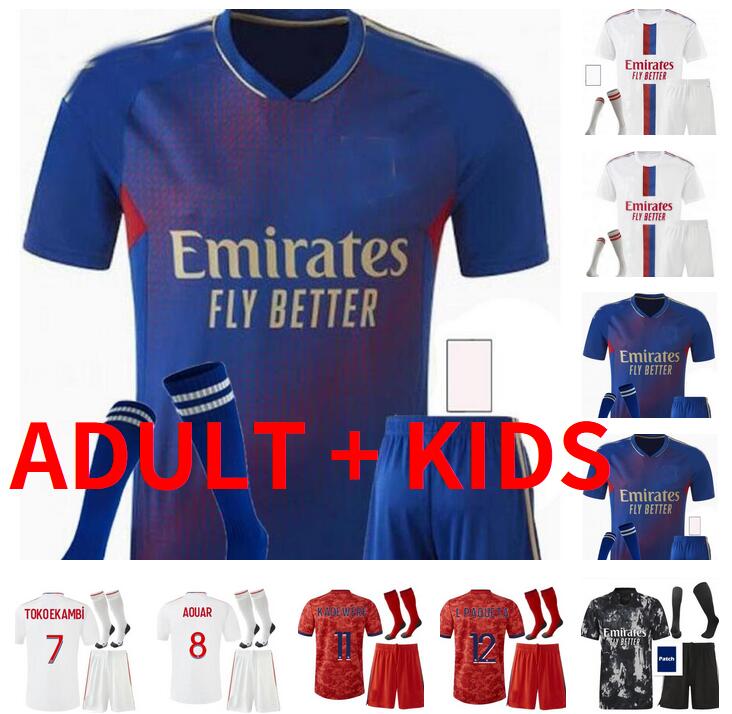 

Adults Kids kit Maillot de foot 2022 2023 lyoN Soccer Jerseys boys sets MEMPHIS TOKO EKAMBI Football Shirt 22 23 OL KADEWERE Mens suits OLympIque AOUAR CHERKi lyonnaIs, 21/22