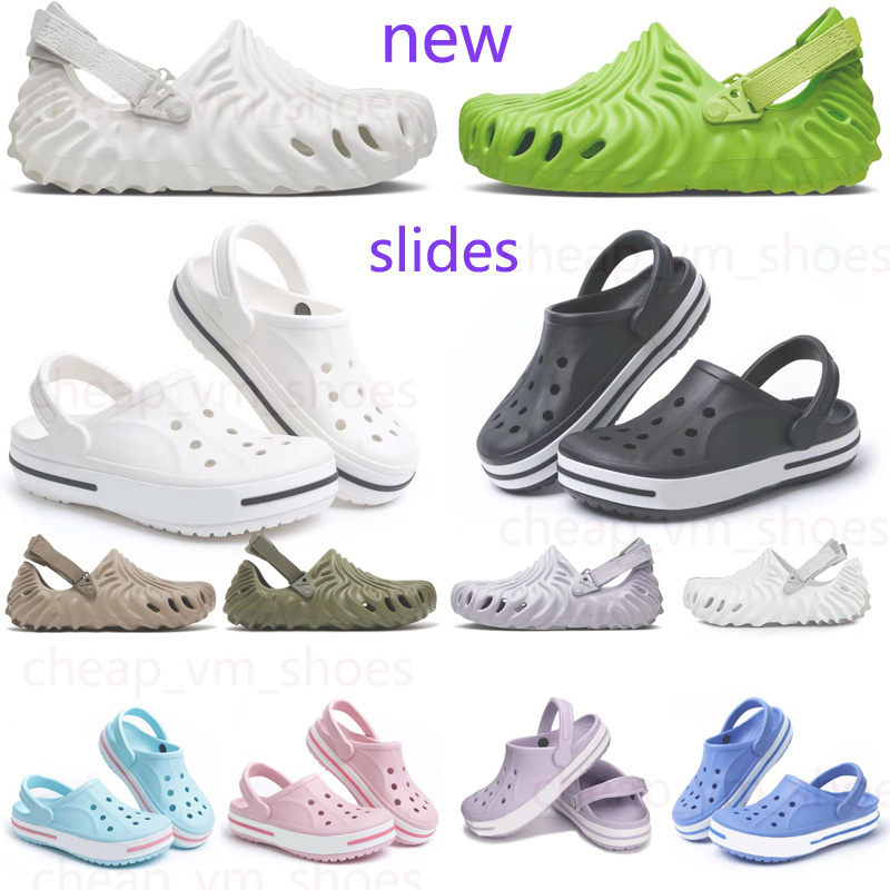

2022 Polle Clogs Women Sandals Croc Shoes Summer Slides For Brand Design Sandalias Mujer Zapatos planos men Slippers 220408 Size 35-46, 14