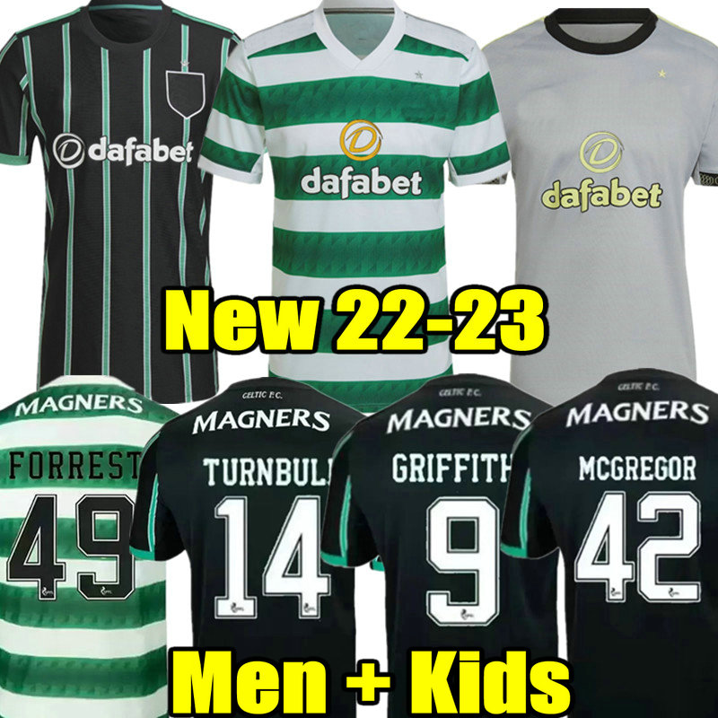 

McGREGOR 22 23 Celtic Soccer Jerseys 2022 2023 DUFFY EDOUARD Fans player version Home Men kids Football Shirts AWAY JOTA Rogic Abada Furuhashi Giakoumakis GRIFFITHS, Kids 22 23