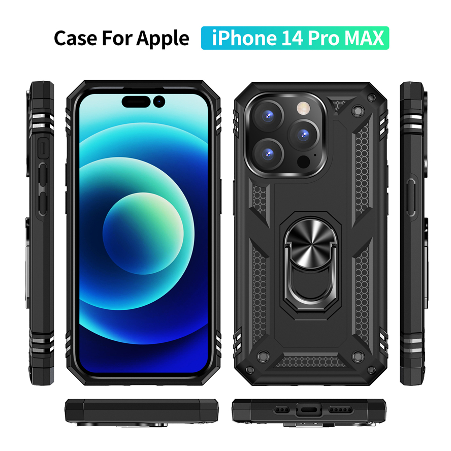 

Cell Phone Cases Defend Holder Ring Anti-fall Drop Protection Mobile Phones Case for Apple iPhone 11 12 13 14 Pro Max Cover, More colour
