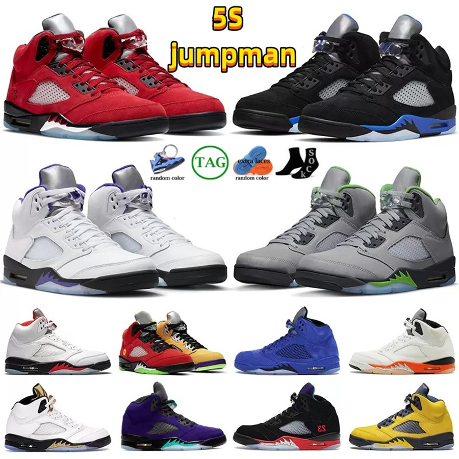 

2022 New Style Basketball Shoes Men 5 5s White UNC Quai Florida Island Green Oregon Wolf Rey Anthracite Sneakers Trainers, 18