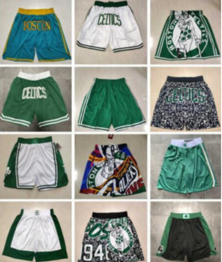 

Boston''Celtics''men Throwback Basketball Shorts pocket, Color