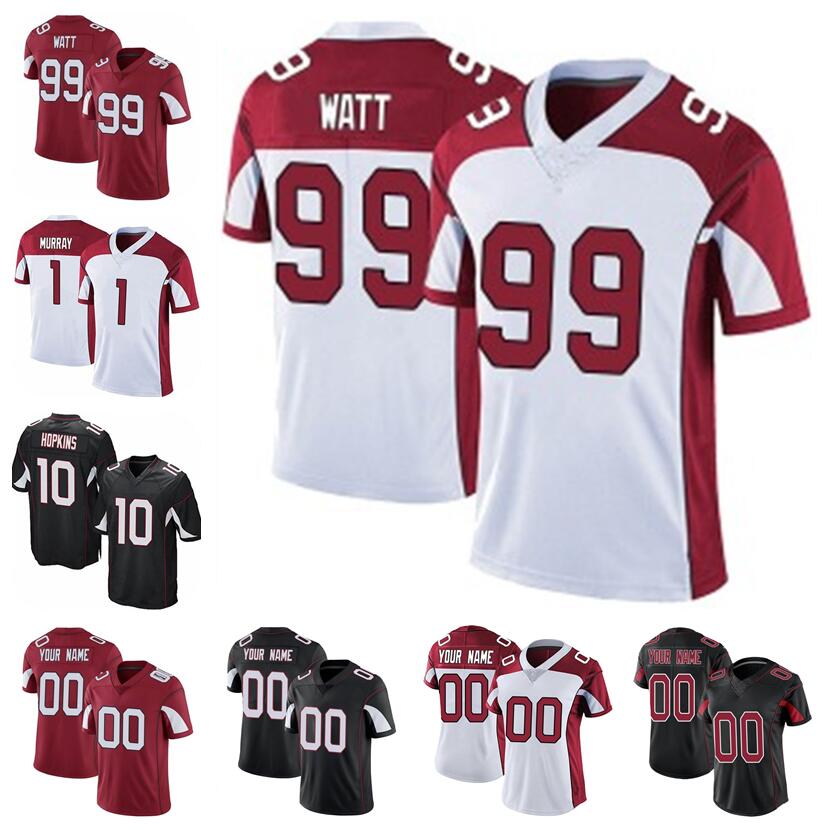 2022 fans Kyler Deandre Zach watt ertz Hopkins Murray Jersey Green Custom Custom American Football Jerseys pour Mens Femme Jeunes enfants Chemise