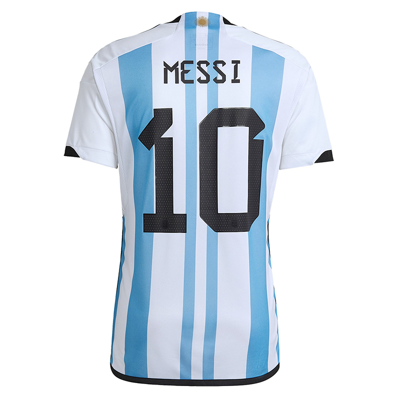 

Worlds Cup 2022 Argentina Soccer Jerseys Messie Dybala Di Maria Football Shirt Custom Kit, 2022 home